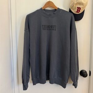 Taylor Swift Eras Tour Blue Crewneck Size Medium